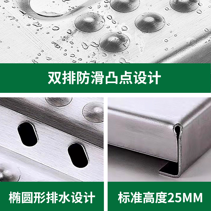 不锈钢地沟盖板40公分J款