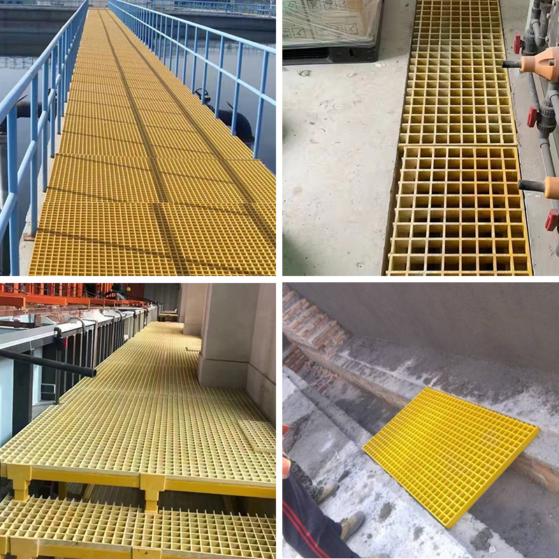 玻璃钢格栅盖板海上平台专用